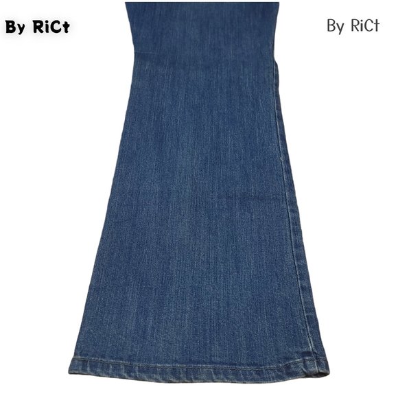 Levi's Bold Curve Bootcut Women's Jeans Size 18W Stretch Blue Denim Flap Pockets - Picture 2 of 11